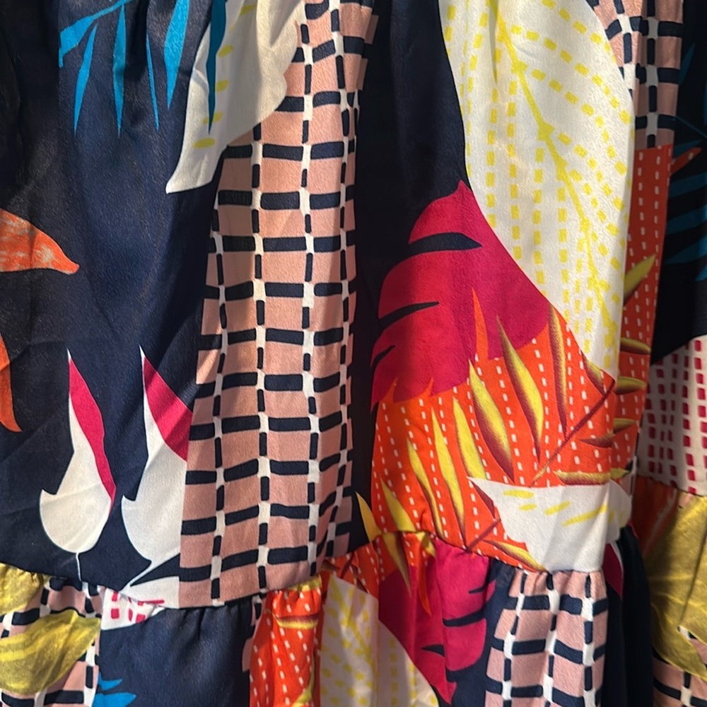 Colorful Patterned Dress - Picture 4 of 4